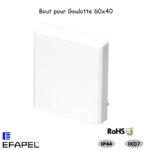 Bout pour goulotte série 13 60x40 13035