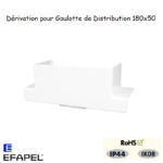 Dérivation pour goulottes distribution 10291
