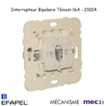 Mécanisme interrupteur bipolaire témoin 20A mec 21024