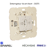 Mécanisme interrupteur va-et-vient mec 21071