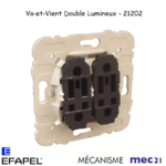 Mécanisme va-et-vient double lumineux  mec 21202
