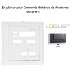 Enjoliveur pour commande générale de persienne Logus 90311TIS Gris