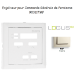 Enjoliveur pour commande générale de persienne Logus 90311TMF Ivoire