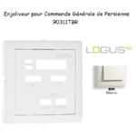 Enjoliveur pour commande générale de persienne Logus 90311TBR Blanc