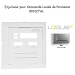 Enjoliveur pour commande loale de persienne Logus 90312TAL Alumine