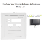 Enjoliveur pour commande loale de persienne Logus 90312TIS Gris