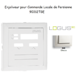 Enjoliveur pour commande loale de persienne Logus 90312TGE Glace