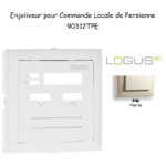 Enjoliveur pour commande loale de persienne Logus 90312TPE Perle