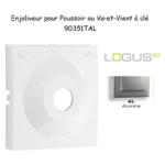Enjoliveur pour poussoir à clé Logus 90351TAL Alumine