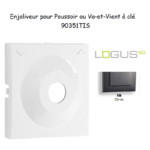 Enjoliveur pour poussoir à clé Logus 90351TIS Gris