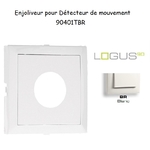 Enjoliveur pour détecteur de mouvement Logus 90401TBR Blanc