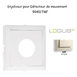 Enjoliveur pour détecteur de mouvement Logus 90401TMF Ivoire