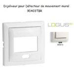 Enjoliveur pour détecteur de mouvement mural Logus 90 90403TBR Blanc