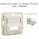 Enjoliveur pour Coupleur de connecteurs FO Logus 90448SGE Glace