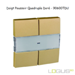 Doigt Quadruple LOGUS 90600TDU Doré