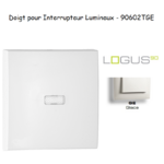 Doigt pour interrupteur lumineux LOGUS 90602TGE Glace