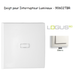 Doigt pour interrupteur lumineux LOGUS 90602TBR Blanc