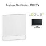 Doigt avec identification Logus 90603TPM Noir mat