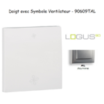 Doigt pour interrupteur avec symbole 2 ventillateurs LOGUS 90609TAL