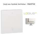 Doigt pour interrupteur avec symbole 2 ventillateurs LOGUS 90609TGE