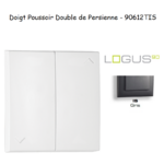Doigt poussoir Double de persienne LOGUS 90612TIS Gris