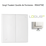 Doigt poussoir Double de persienne LOGUS 90612TGE Glace