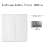 Doigt poussoir Double de persienne LOGUS 90612TAL Alumine