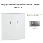 Doigt Double Fonction Lumineux Logus 90615TAL Alumine