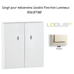 Doigt Double Fonction Lumineux Logus 90615TMF Ivoire