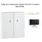 Doigt Double Fonction Lumineux Logus 90615TPM Noir MAT