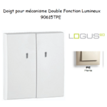 Doigt Double Fonction Lumineux Logus 90615TPE Perle
