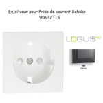 Doigt pour prise de courant schuko LOGUS 90632TIS Gris