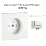 Doigt pour prise de courant française LOGUS 90652TBR Blanc