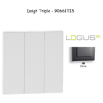 Doigt triple LOGUS 90661TIS Gris