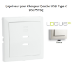Enjoliveur pour Chargeur Double USB Type C 90675TGE