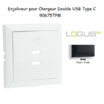 Enjoliveur pour Chargeur Double USB Type C 90675TPM