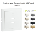 Enjoliveur pour Chargeur Double USB Type C 90675T