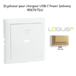 Enjoliveur pour Chargeur USB Type C Power Delivery 90676TDU