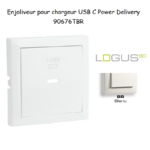 Enjoliveur pour Chargeur USB Type C Power Delivery 90676TBR