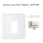 Enjoliveur pour prise de téléphone Logus 90712TMF Ivoire