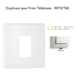 Enjoliveur pour prise de téléphone Logus 90712TGE Glace