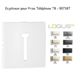 Enjoliveur pour prise de téléphone Française T8 Logus 90718T
