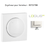 Enjoliveur pour variateur LOGUS 90721TBR Blanc