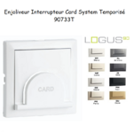 Enjoliveur pour interrupteur Card System Logus 90 90733T