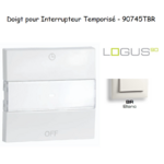Doigt pour interrupteur temporisé Logus 90745TBR Blanc