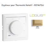 Enjoliveur pour thermostat rotatif Logus 90 90746TDU Doré