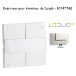 Enjoliveur pour Variateur RLC de doigts Logus 90 90747TGE Glace