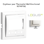 Enjoliveur pour Chonothermostat avec capteur IR Logus 90749 TGE Glace