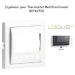 Enjoliveur pour Chonothermostat avec capteur IR Logus 90749 TIS Gris