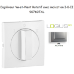 Enjoliveur pour Va-et-vient rotatif avec indication I,0,II Logus 90760 TAL Alumine